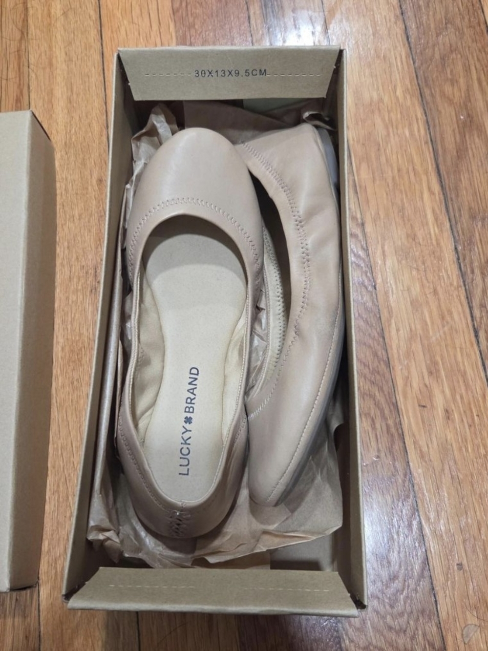 I'mLucky Brand Nude/Taupe Emmie Ballet Flats